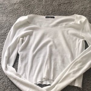 Brandy Melville white long sleeve